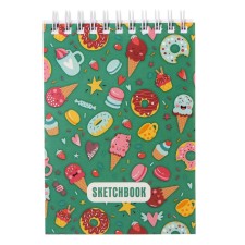 A6 sketchbook, 80 sheets on the crest on the short side of 