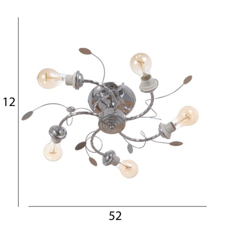 Subtract "Gassi" BP 5x40W E27 Chrome Model: 2595287-9