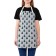 Apron kitchen with a photo print "Christmas trees dance", adjustable, size OS