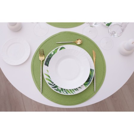 Serving shade "Classic", central green, d 38 cm-3