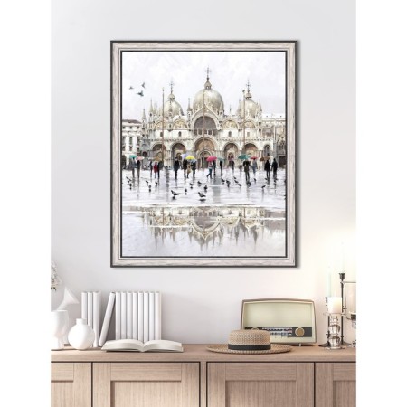 Reproduction of the picture "Square San Marko", 40x50, frame (45-700)-2