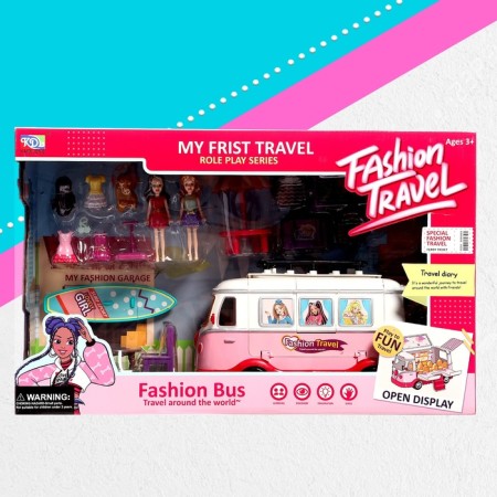 Game set "Catch the wave!": Trailer, dolls, accessories-16