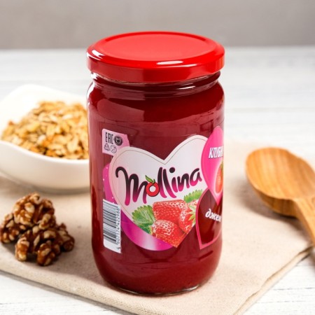 Jam mollina strawberry, 450 g