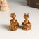 Souvenir Polystone "Bronze Dragon with Coins" MIX 3.8Z2.5Z3.8 cm