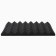 Noise -absorbing panel, set of 10 pcs - acoustic foam is self -adhesive, 50 x 5 cm, black