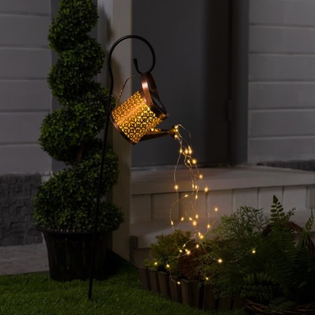 Garden lamp on the sunny battery "Lake", 21.5 × 16 × 10.5 cm, 37 LED, glow warm white