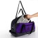 Women's sports bag, textura, average size, gray/lilac color
