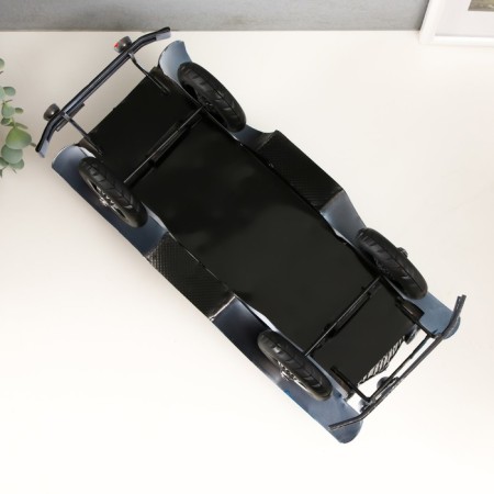 Metal souvenir "Retro. White-blue car" 35.5x15.5x14 cm-6