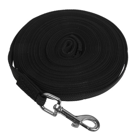 Bilateral leash with latex thread, 10 m x 1.3 cm, nylon, mix