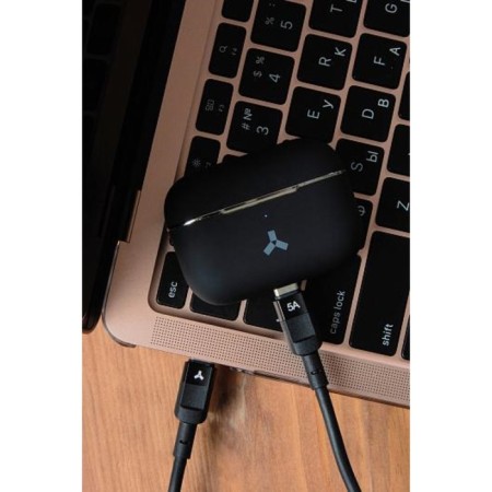 AcCESSTYLEL cable CC50-T100, Type-C-Type-C, 5A, 1M, Fast charging, black-3
