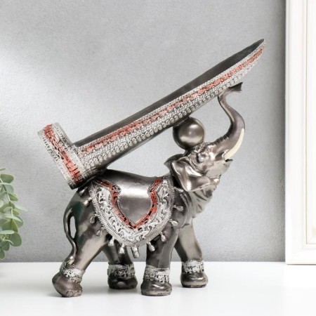 Souvenir Polystone stand for the bottle "Griffel Elephant" 29.5x29x10 cm-1