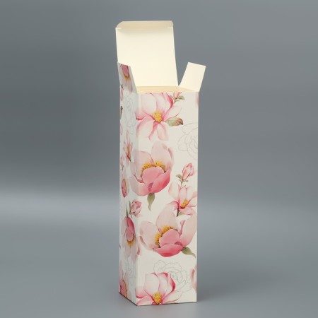 Gift folding box, packaging, “flower”, 9.5 x 32.5 x 9 cm-6