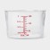 A container for washing powder and air conditioning, with a measured glass, 1100 ml