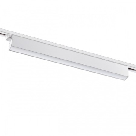 Snow -shaped single -phase three -core LED Novotech. Iter, 30W, LED, 66x580x36 mm, white color