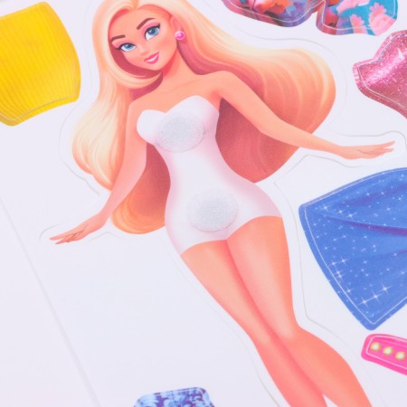 Velcro game is developing. Fun Velcro "Dress the Doll"-8