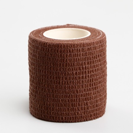 The bandage is self -fixing with a bitter impregnation, 5 cm, max. Extensibility 4.5 m, brown-1