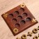 Game table "Cross-cuts" 12.5x12.5x1 cm, tree shisham