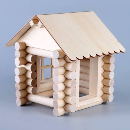 Designer "Collect a house from logs No. 2"-5
