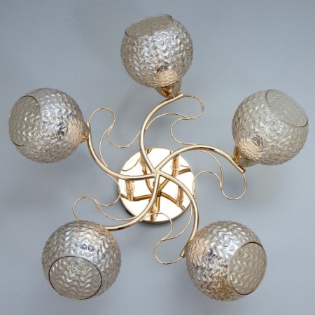 Erion chandelier 5he27 40W gold 56x56x22 cm Bayerlux-4
