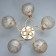 Erion chandelier 5he27 40W gold 56x56x22 cm Bayerlux
