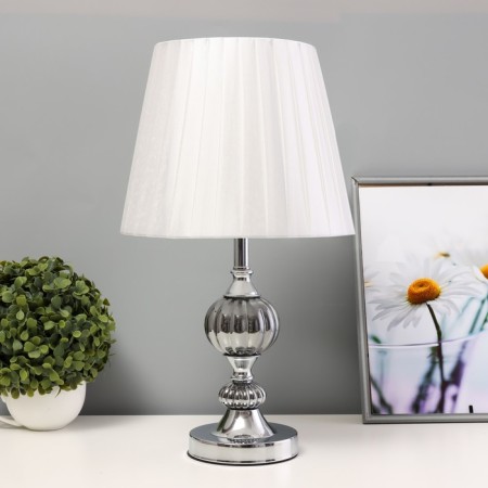 Table lamp "ALOR" 1he27 40W chrome 26x26x45 cm Risalux
