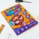Cardboard color A4 coated one -sided 10 sheets 10 colors “September 1: owl” gold and silver 220 g