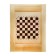 A chess table with a box of 80 x 60 x 72 cm, the playing field is 35.5 cm, a cell 4.4 cm, without figures