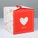Gift folding box, packaging, “love”, 18 x 18 x 18 cm