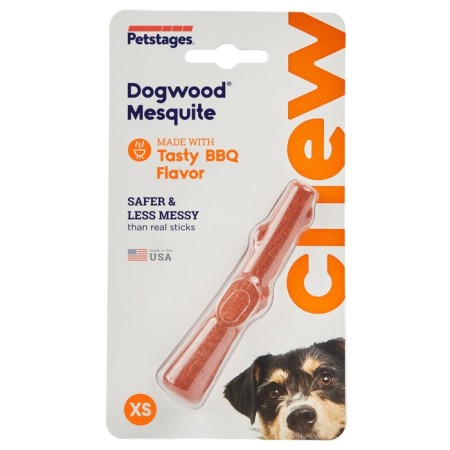 Игрушка Petstages Mesquite Dogwood для собак, очень маленькая, с ароматом барбекю 13 см-1