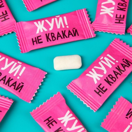 Chewing gum "remedy for eternal chatter", 50 pcs. x 1.36 g.-1