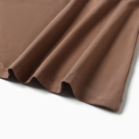 The dress is female, brown color, size 44-46 (l)-3
