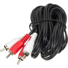 Cable connecting audio Buro 2xrca (M)/2xrca (M) 3m. Black (BAAC024-3)