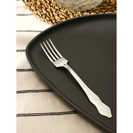 Dining room “Novice-1”, h = 19.5 cm, thickness 1 mm, silver color