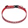 The collar of a reflective with paws 30 x 1 cm, kapron, mix of flowers