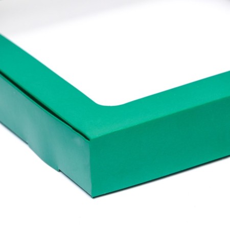 Self -charged box with a window, green, 19 x 19 x 3 cm-2