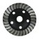Freak-tick Diamond end-end Berger BG1942, turbo, 125 x 22.23 x 5 mm