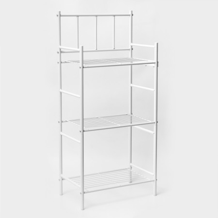 Roster 3-tier floor, 43 × 26 × 93.5 cm, white color