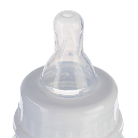 A bottle for feeding, classic throat, glass, medium stream, 240 ml., Mix color-2