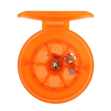 Inertial coil, plastic, diameter 6.5 cm, orange color, 807s-3