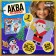 Aquamosaic "Santa Claus: Snowman and Christmas tree", 3 figures, 801 ball