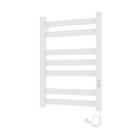 Towel Electric Laris Hephaestus Cheka, 500x800 mm, 7 crossbars, right, white-7