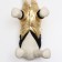 Dog jacket "Cosmonaut", size 14, black-gold (DS 38, Osh 32, OG 46 cm)