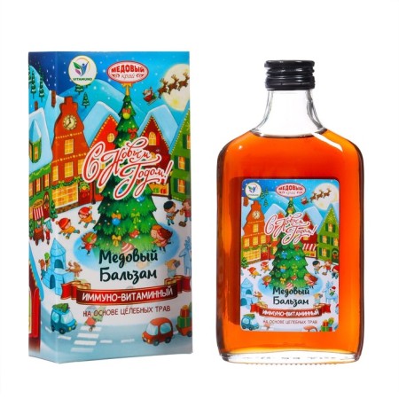New Year. New Year's honey balm Altai "Immino-vitamin", 250 ml-1