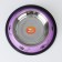 A bowl with a non -slip base color with a print, 475 ml, purple
