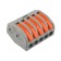 Universal terminal of QMS 222-415, 5-wire gray 0.08-2.5/4 mm² (40 pcs/union) rexant