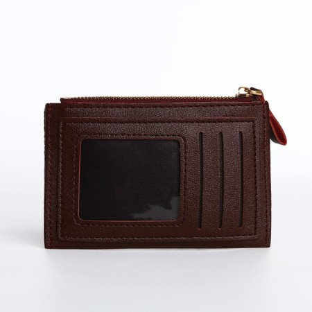 Cardholder with lightning, burgundy color-1