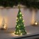 Figure Light "Green Christmas tree", 31x13x13 cm, 20 LED, AAX2 (not in set.), T/white