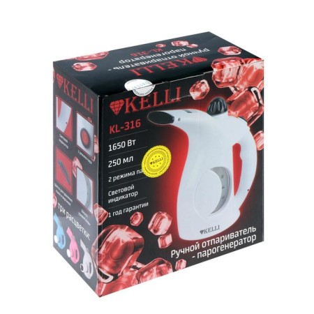 Kelli KL-316, manual, 1650 watts, 250 ml, white-8