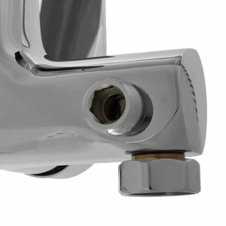 Accoona A6369 bath mixer, single -leaf, short spout, silumin, chrome-3