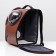 Backpack for carrying animals "Eleans", with a viewing window, 32 x 18 x 37 cm, brown